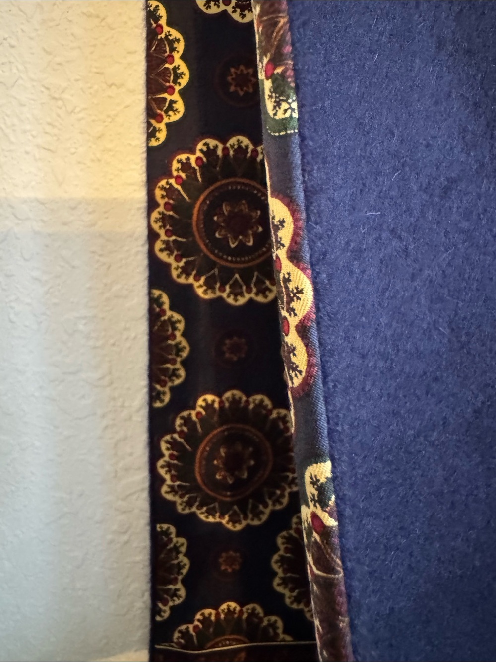 Vintage Dunhill Reversible Cashmere Silk Scarf - Picture 15 of 16